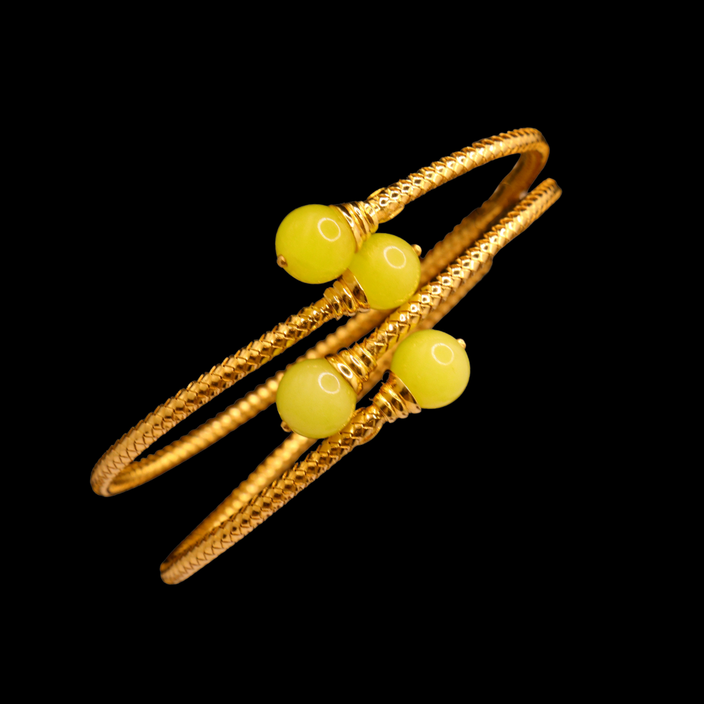 21K Gold Himo Bangle – SW23019 image 2 of 2