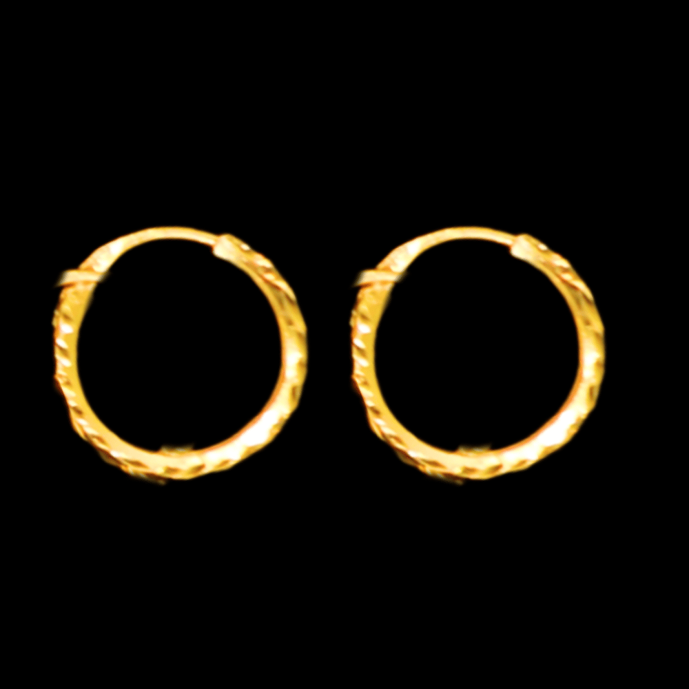 22K Gold Earrings - SW33496