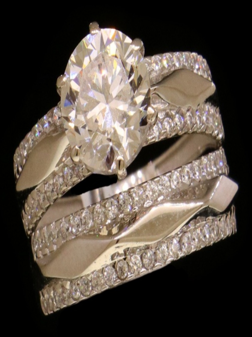 18K Gold Bridal Set
