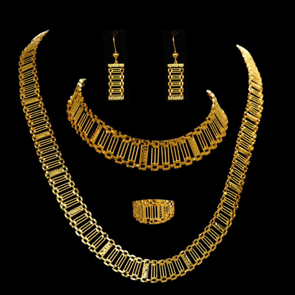21K Gold Necklace Set
