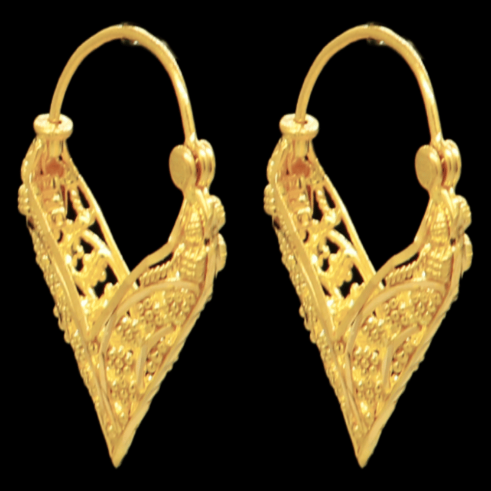 22K Gold Earrings - SW32488