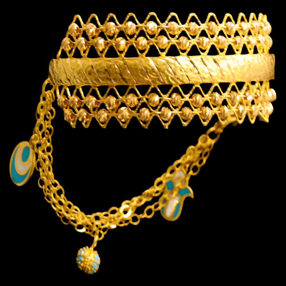 21K Gold Bangle Bracelet
