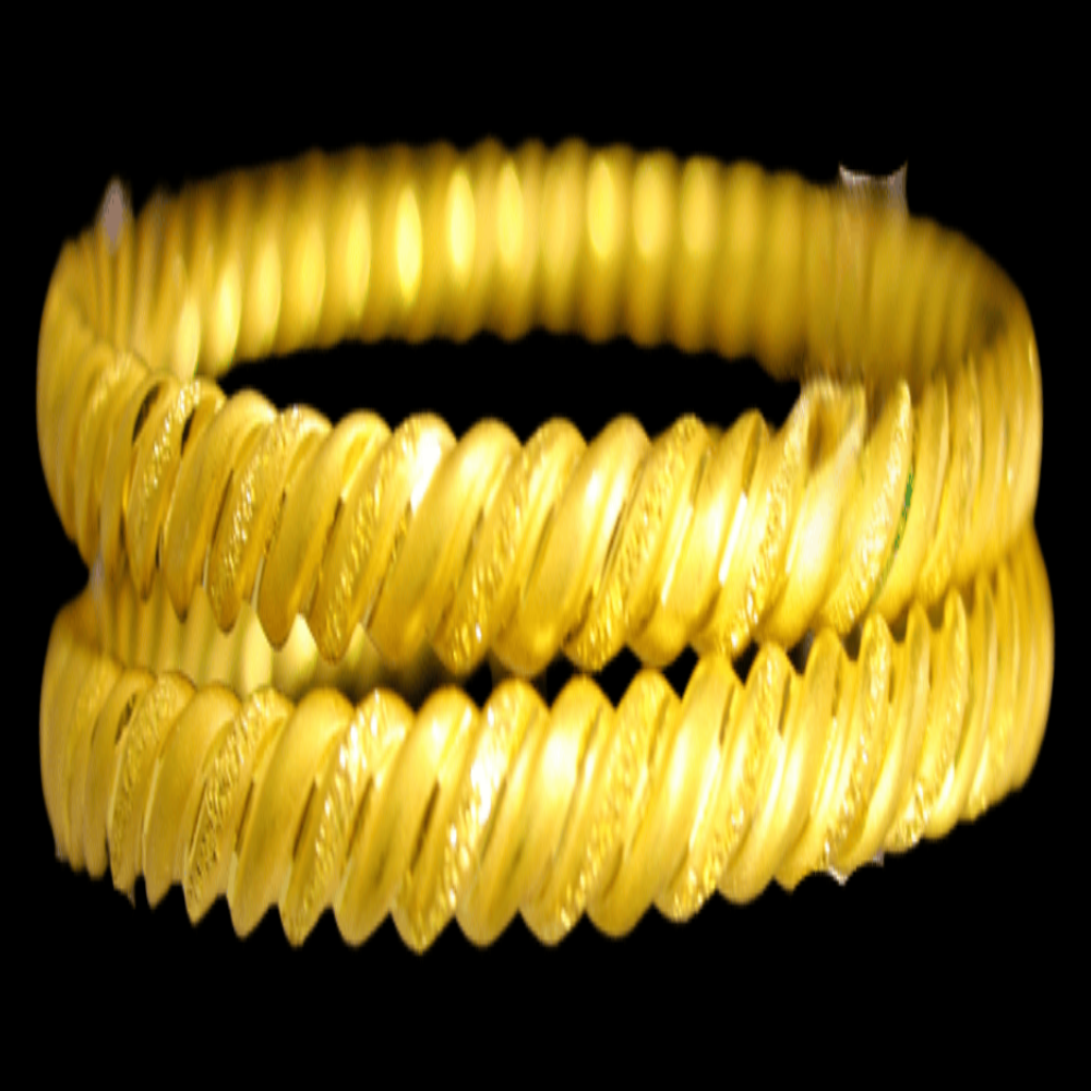 21K Gold Bangle Set (L)