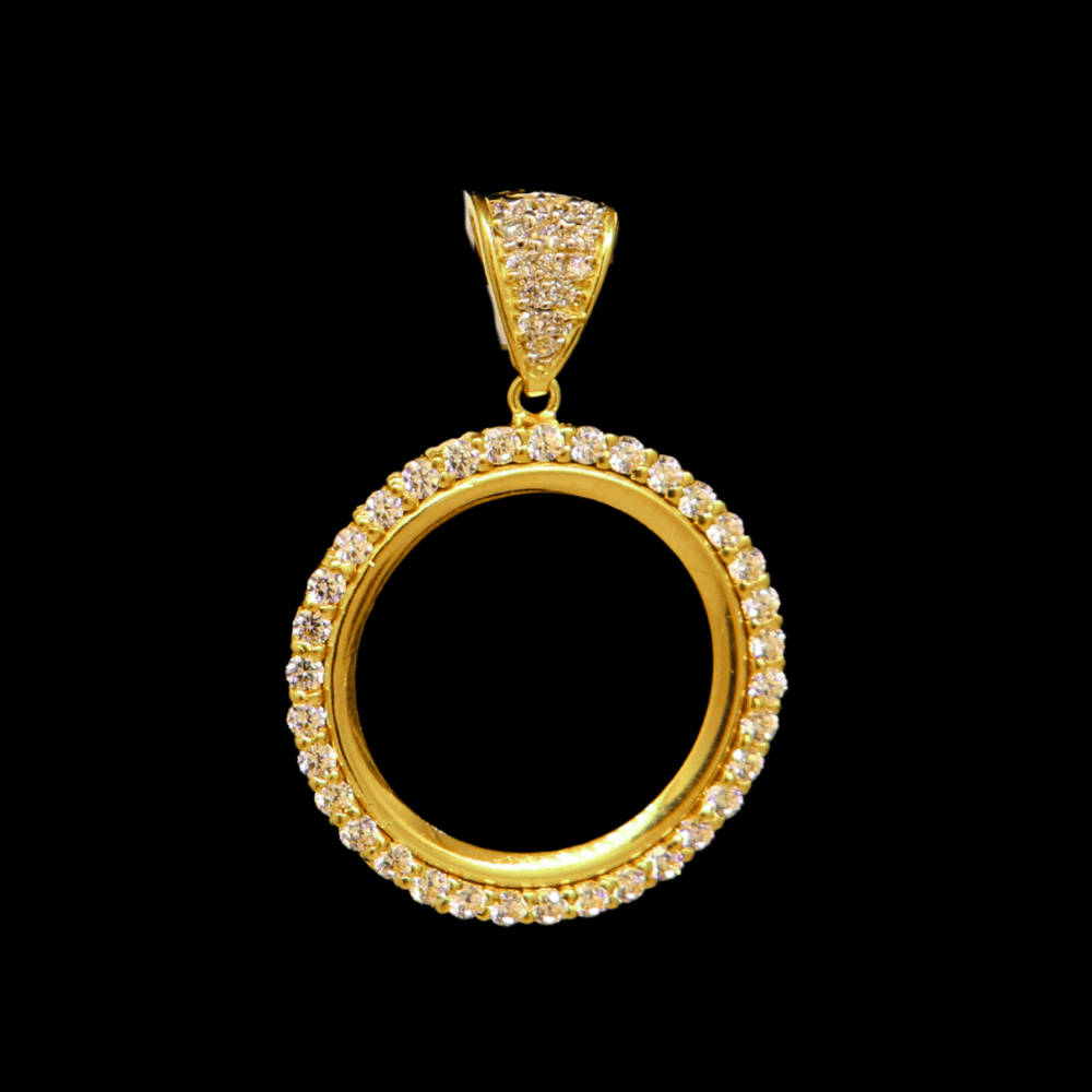 21K Gold Coin Frame