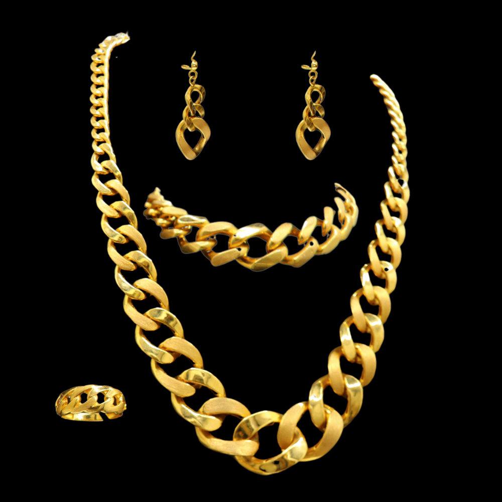 21K Gold Necklace Set