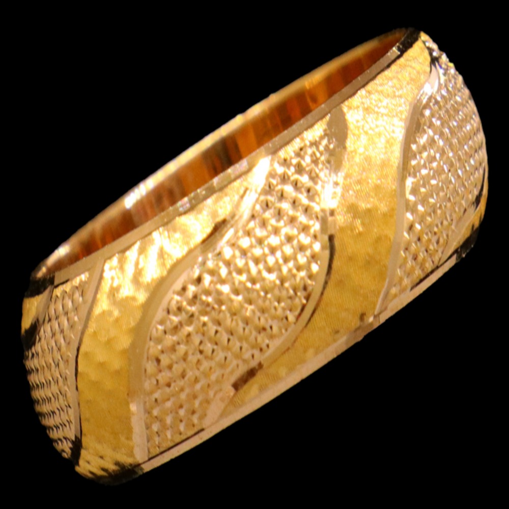 21K Gold Engagement Band Size 8 - SW16165