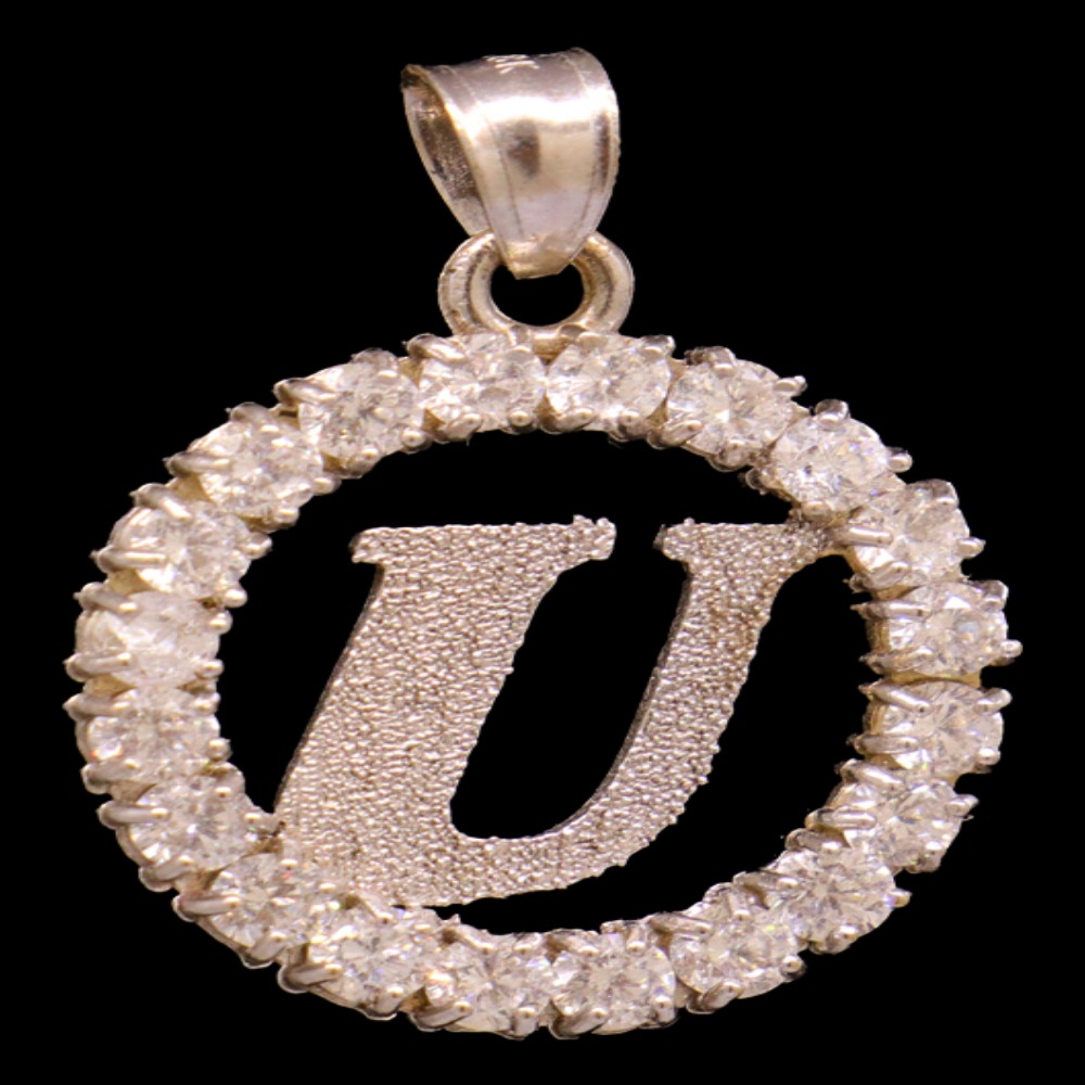 18K White Gold Pendant