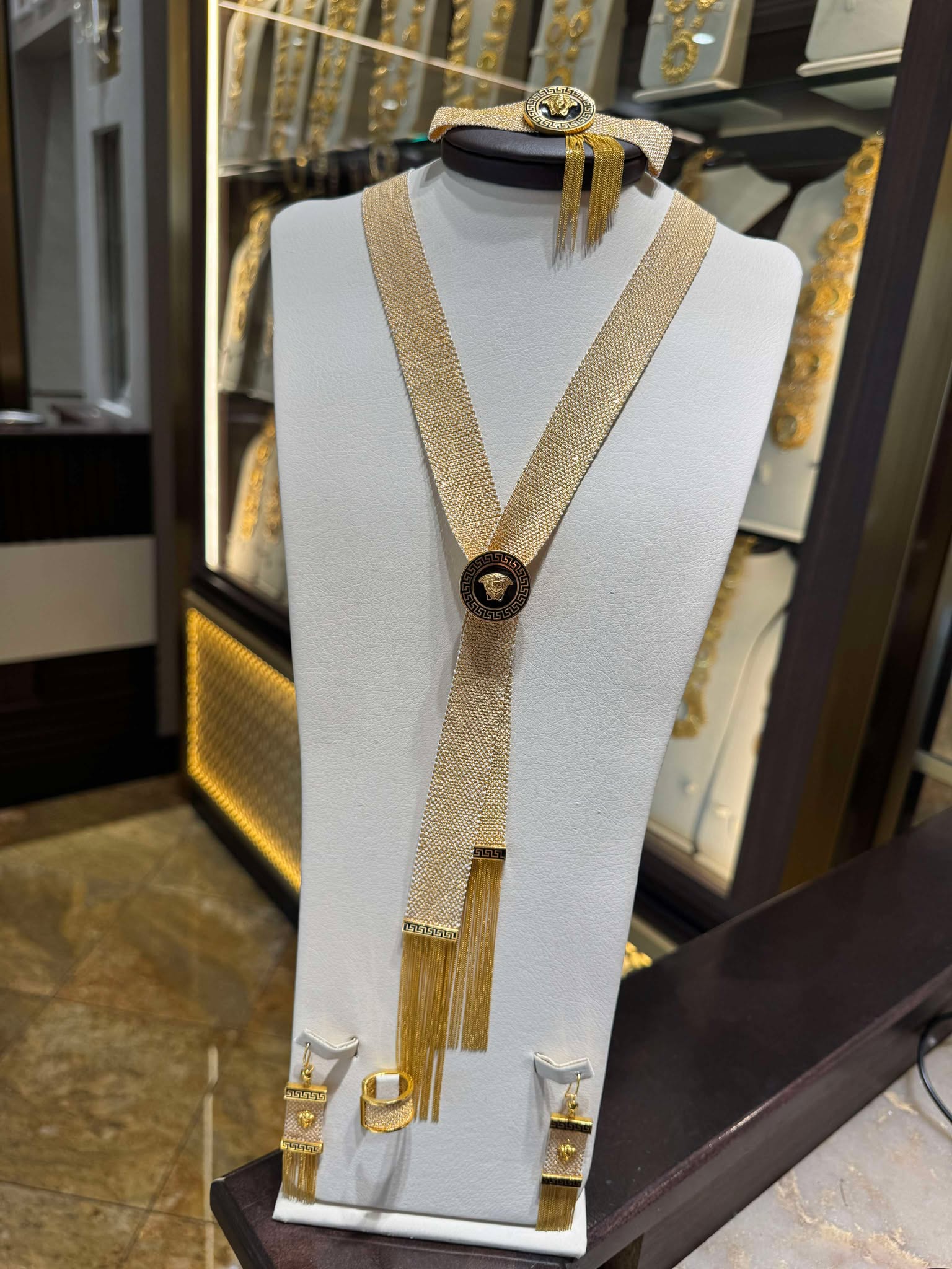 21K Gold Necklace Set