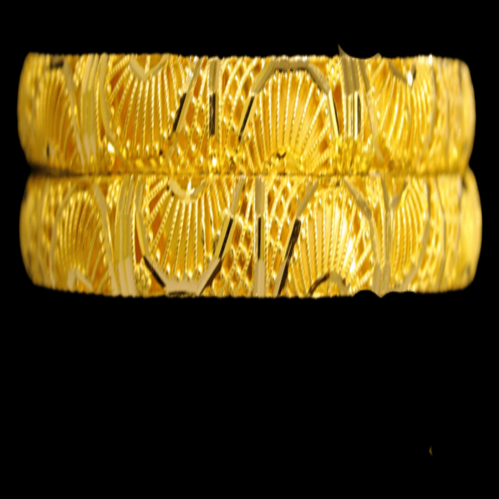 21K Gold Bangle Set (XS)