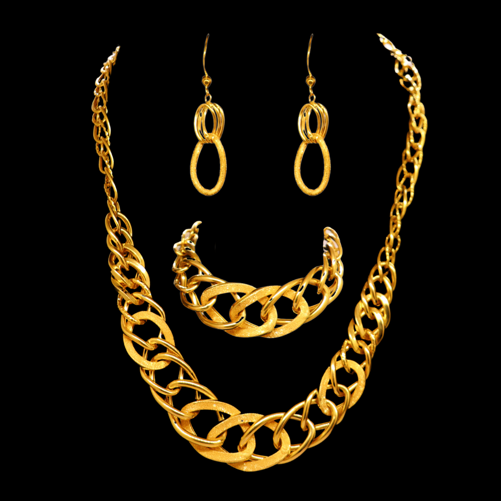 21K Gold Necklace Set
