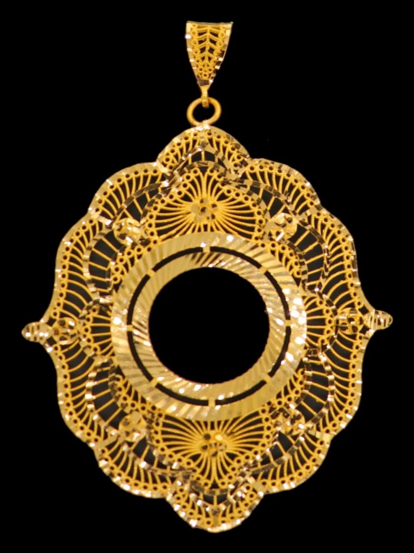 21K Gold Coin Frame