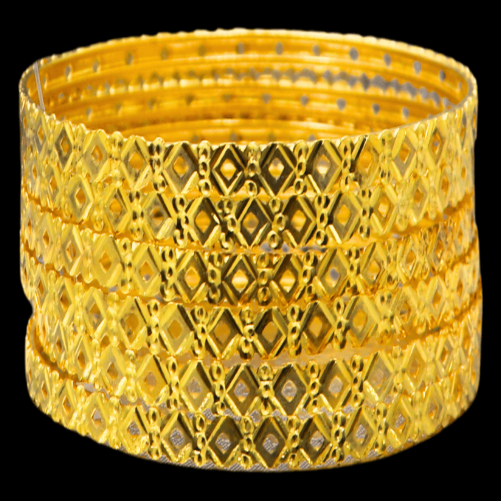 21K Gold Bangle Set (M)