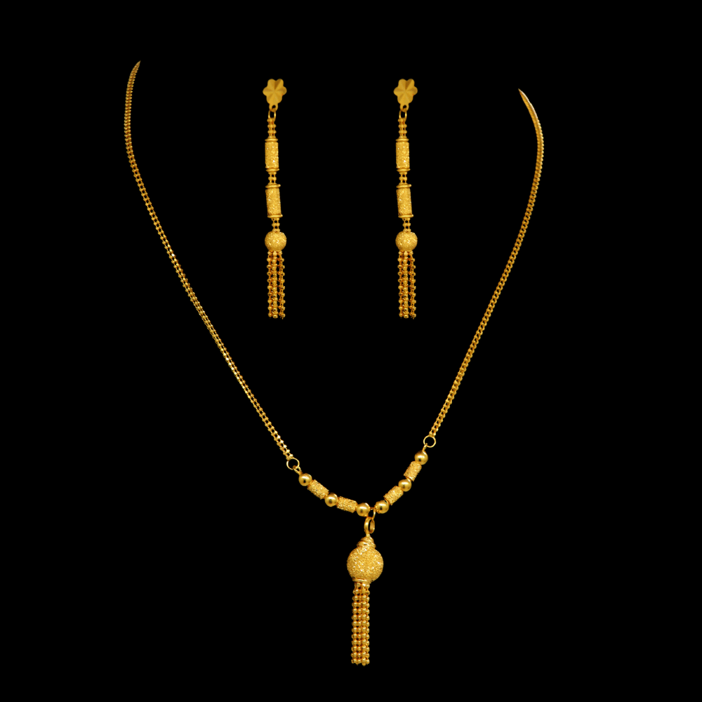 22K Gold Necklace Set