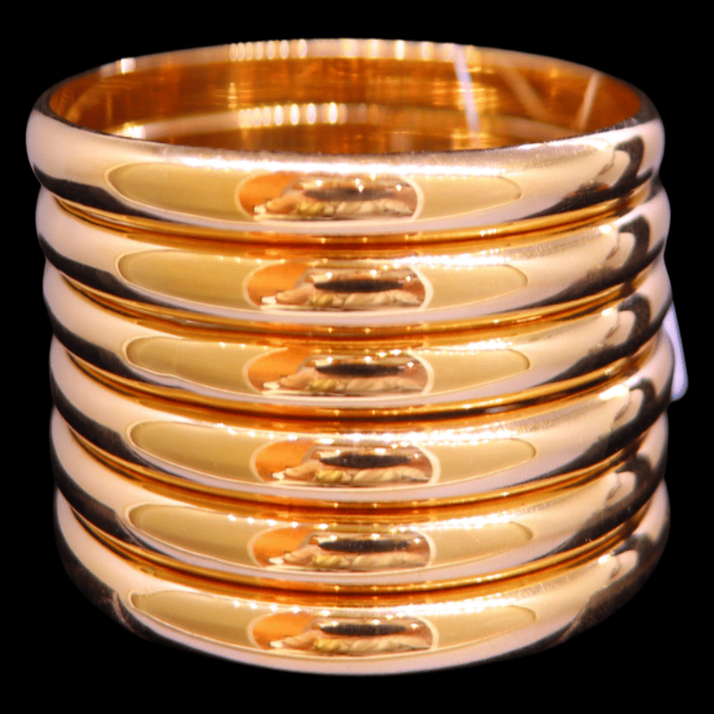 21K Gold Bangle Set (M)