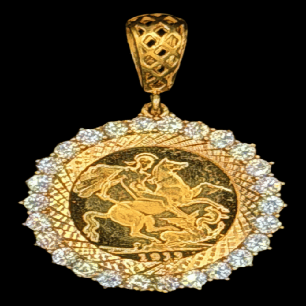 21K Gold Pendant