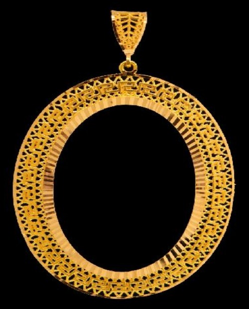 21K Gold Ounces Frame