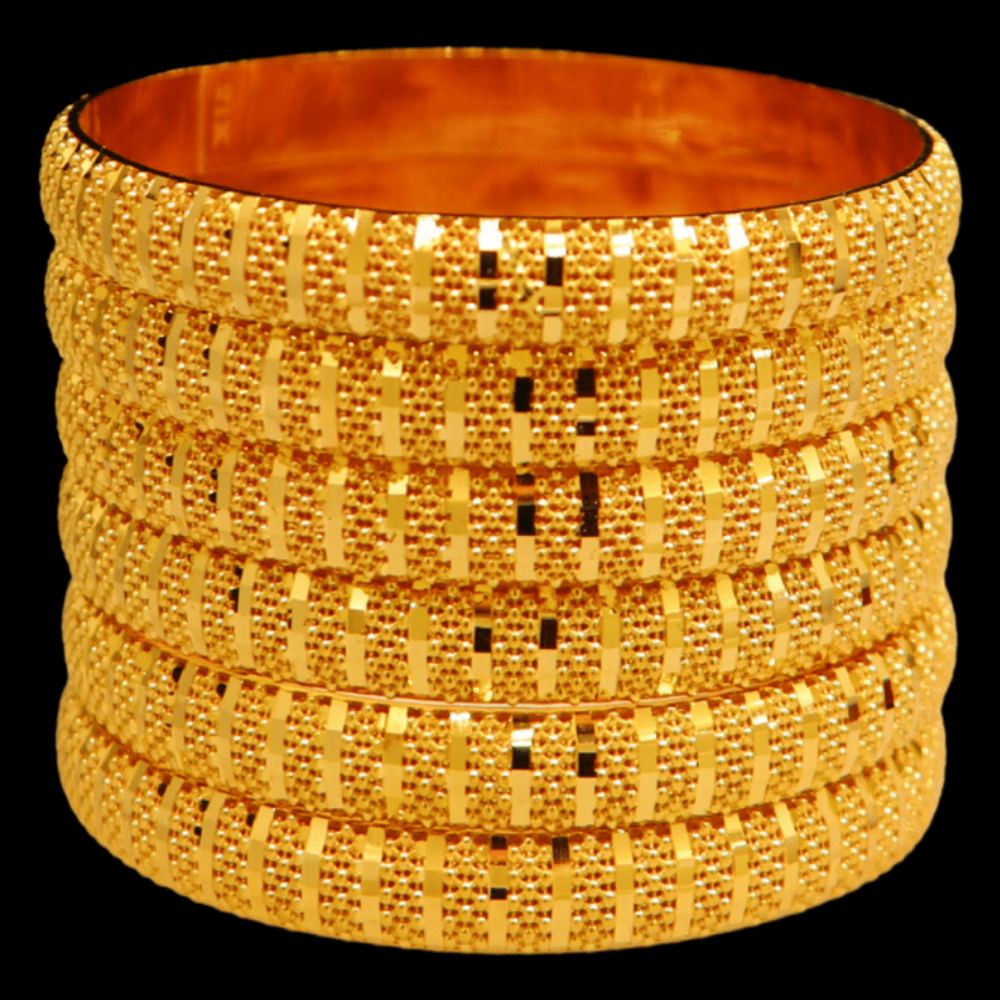 21K Gold Bangle Set (XS)