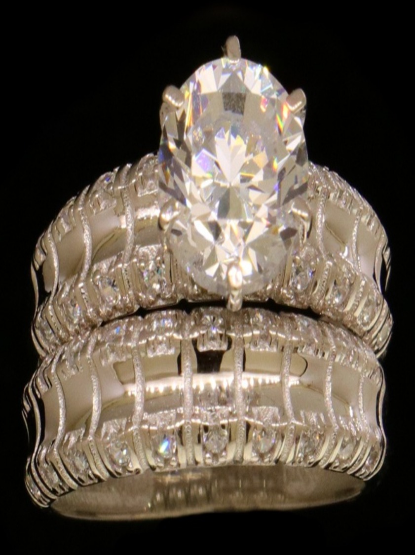 18K Gold Bridal Set