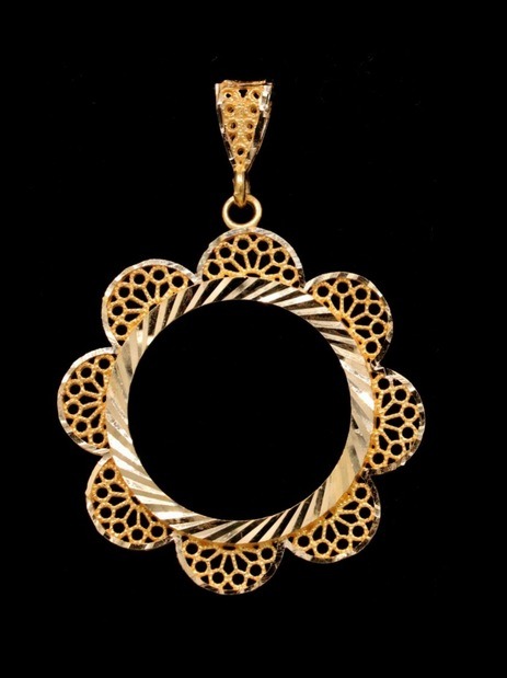21k Gold Coin Frame