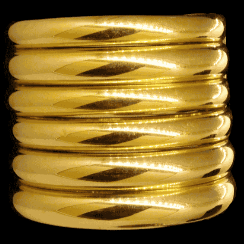 21K Gold Bangle Set (L)