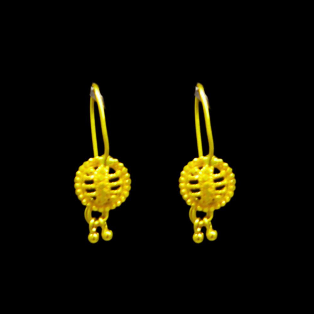 22K Gold Earrings - SW33624
