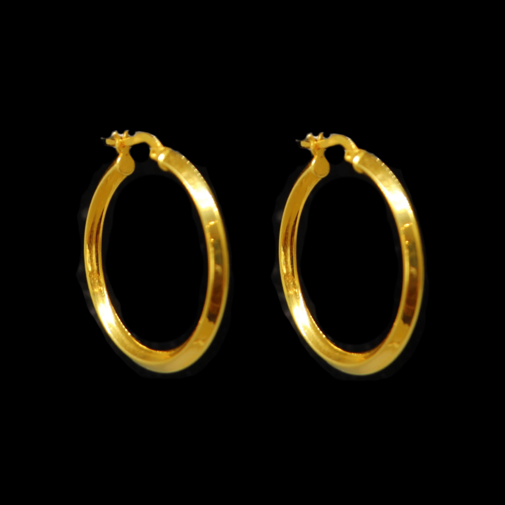 21K Gold Drop Earrings - SW33373