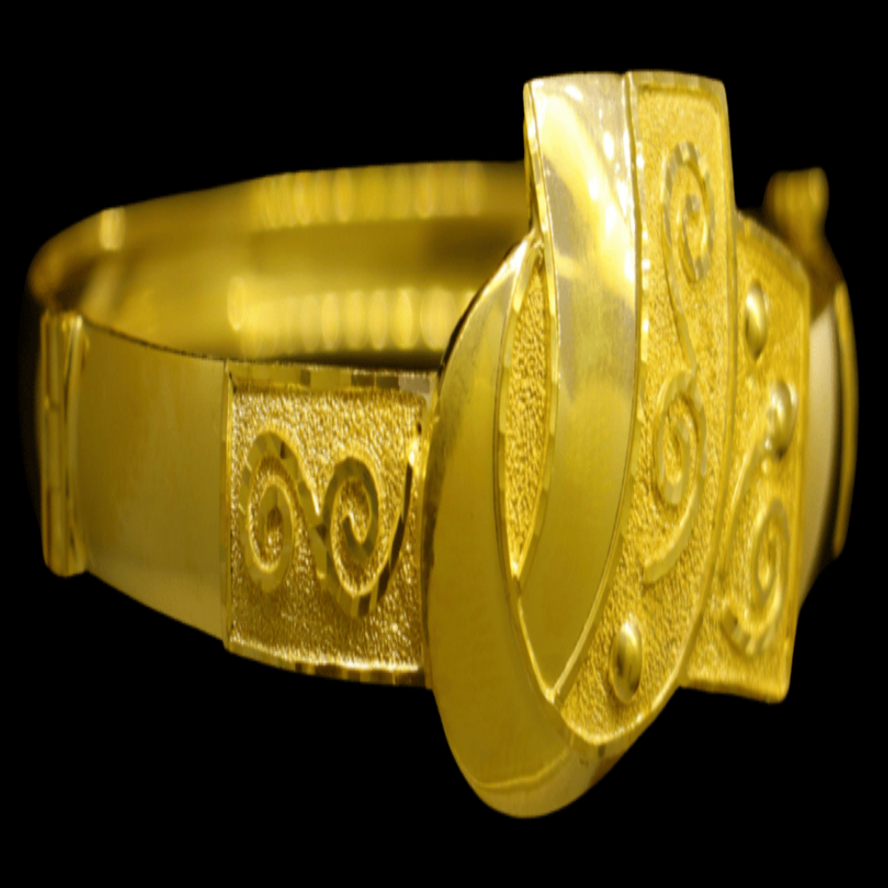 21K Gold Bangle Bracelet