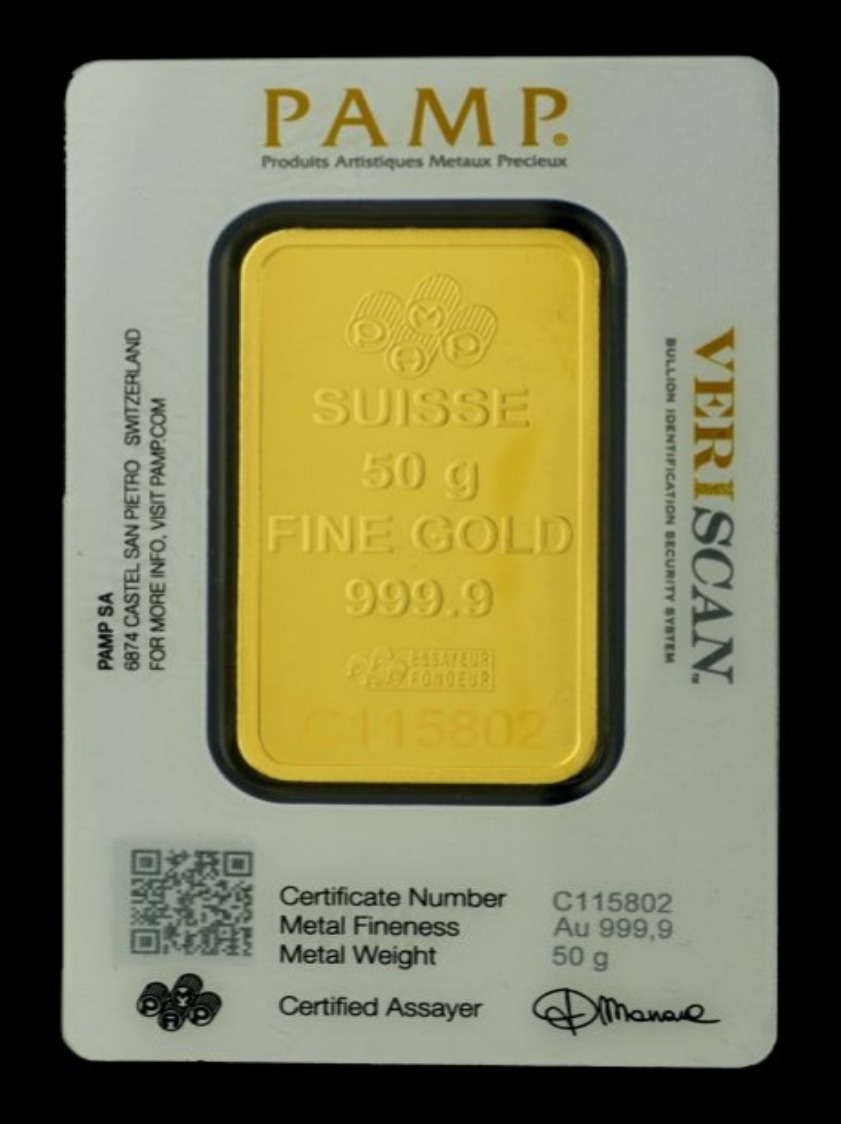 50G 24K Pamp Bar – 8662 image 2 of 2