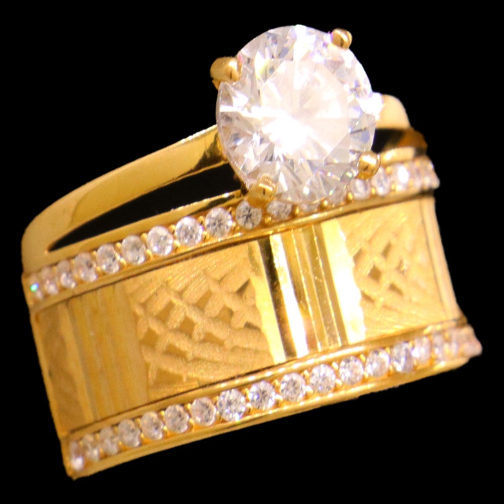 21K Gold Bridal Ring