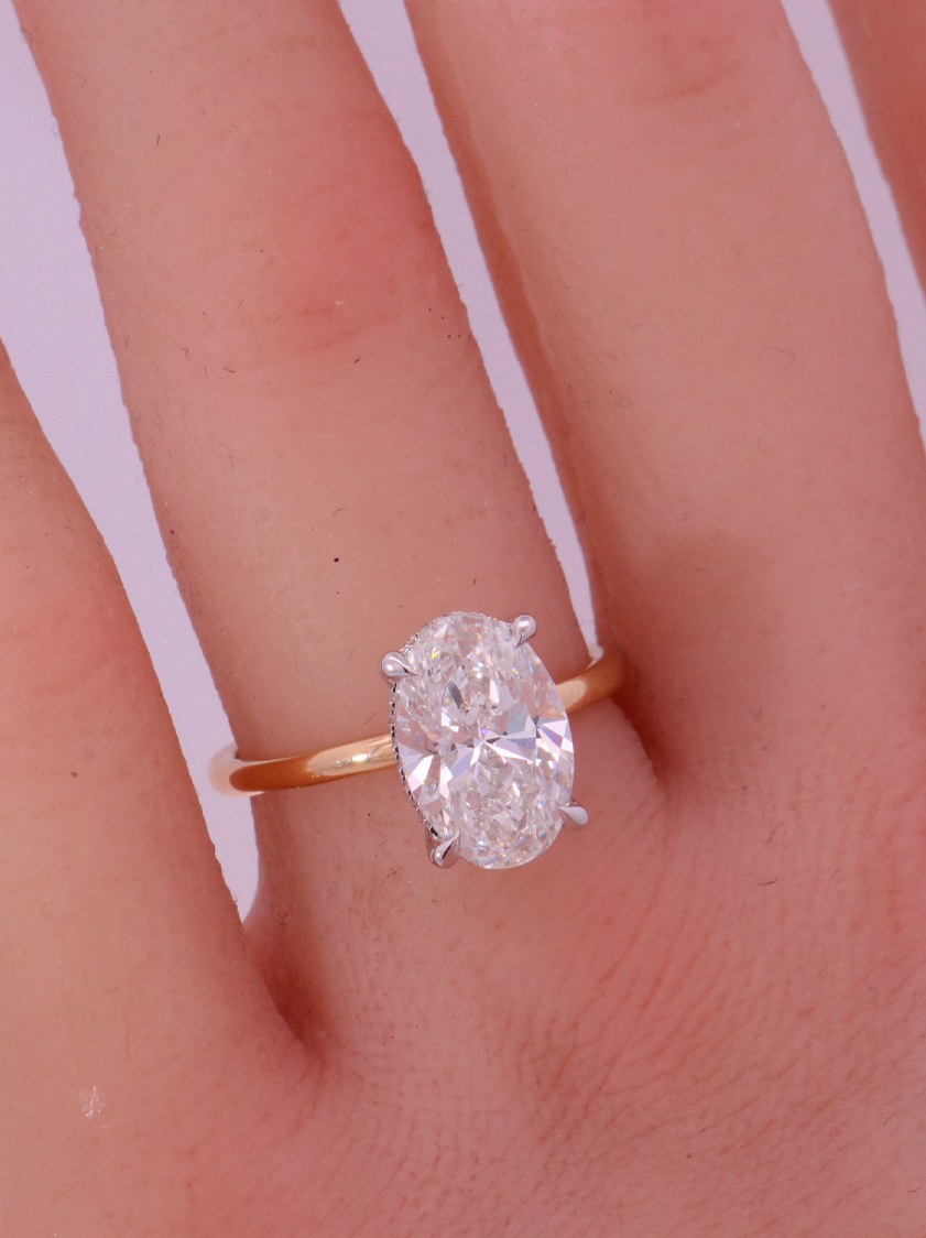 Lab-Grown Diamond Engagement Ring – SW13884 image 2 of 2