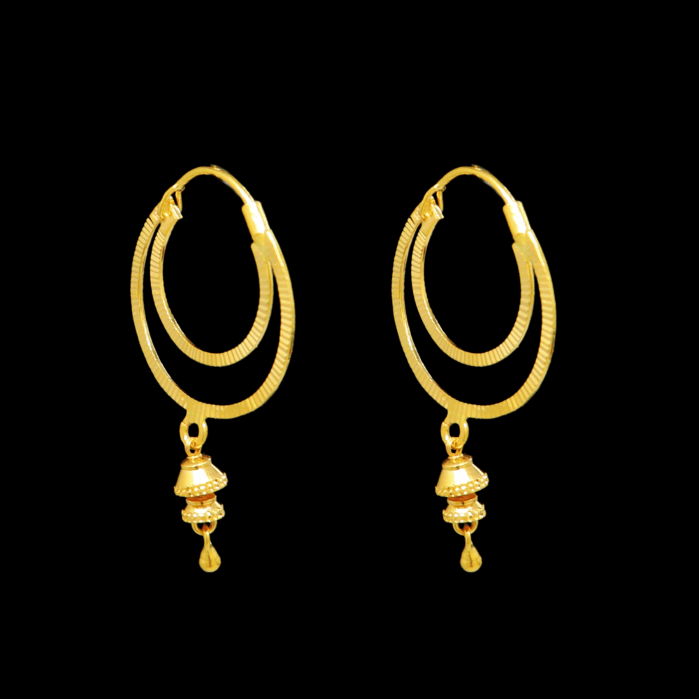22K Gold Earrings - SW32187