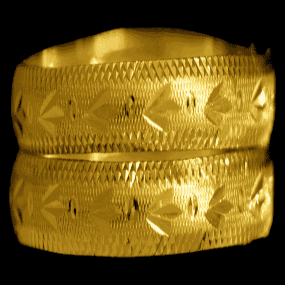 21K Gold Bangle Set (M)