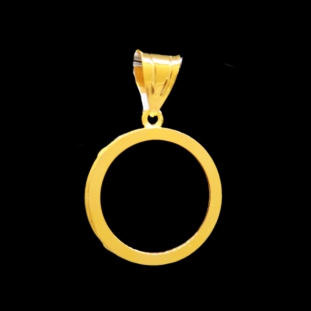 21K Gold Coin Frame