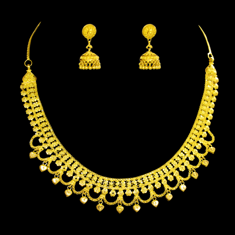 22K Gold Necklace Set