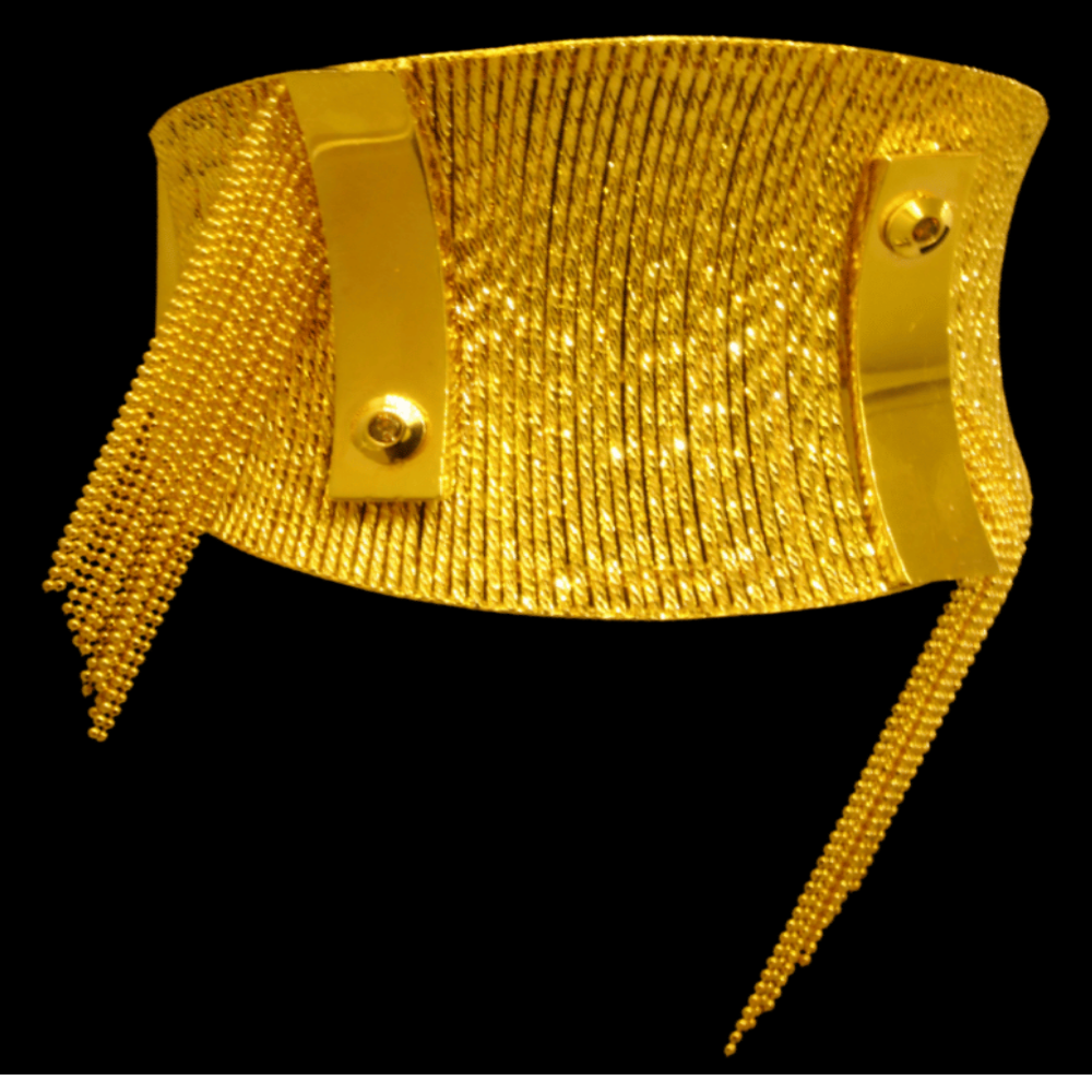 21K Gold Bangle Bracelet