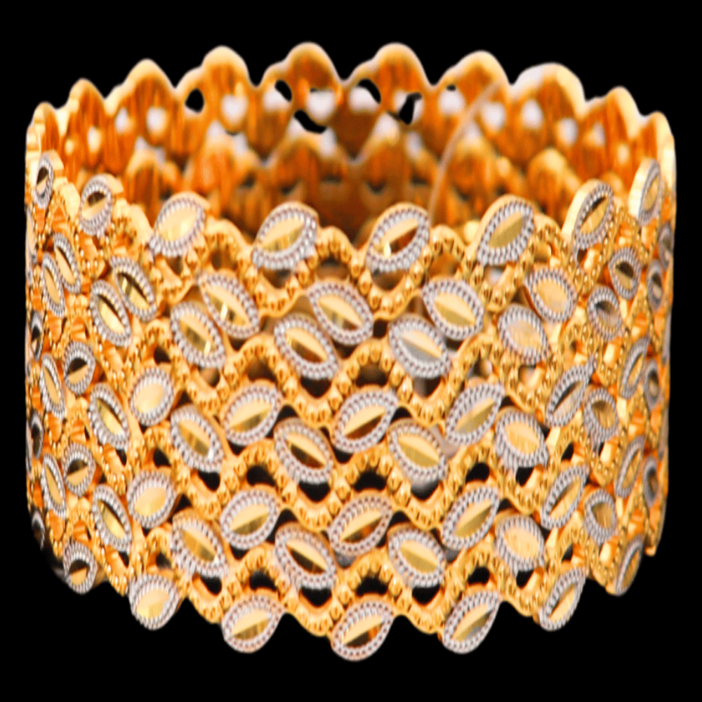 22K Gold Bangle Set (XS)