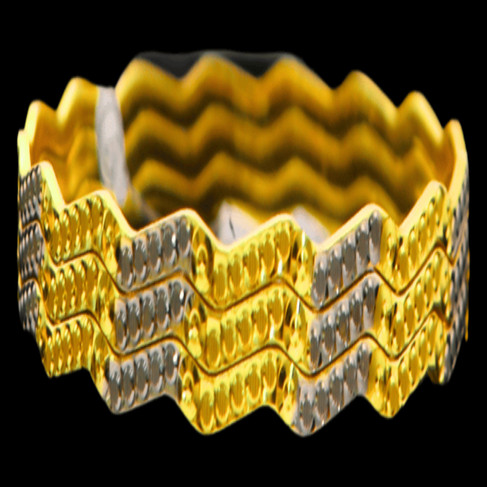 22K Gold Bangle Set (S)
