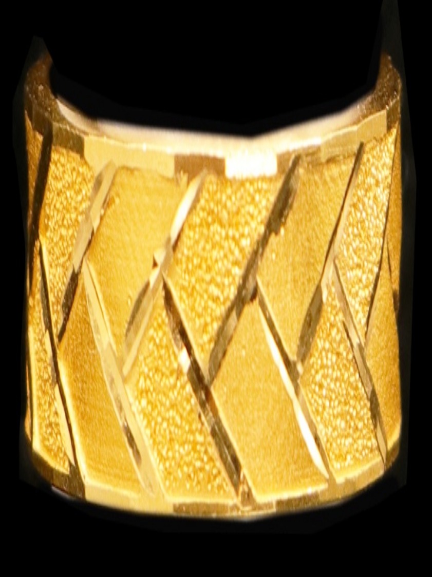 21K Gold Engagement Band Size 7 - SW19541