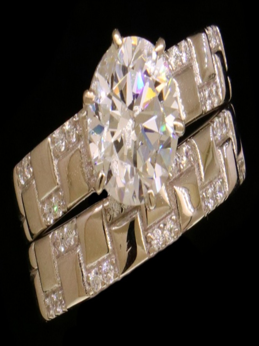 18K Gold Bridal Set