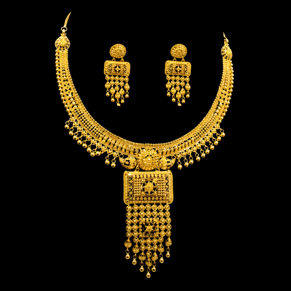 22K Gold Necklace Set