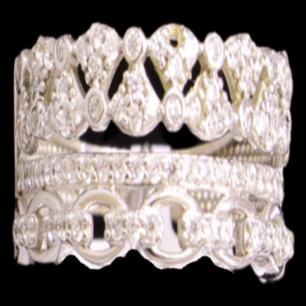 18K White Gold Ring