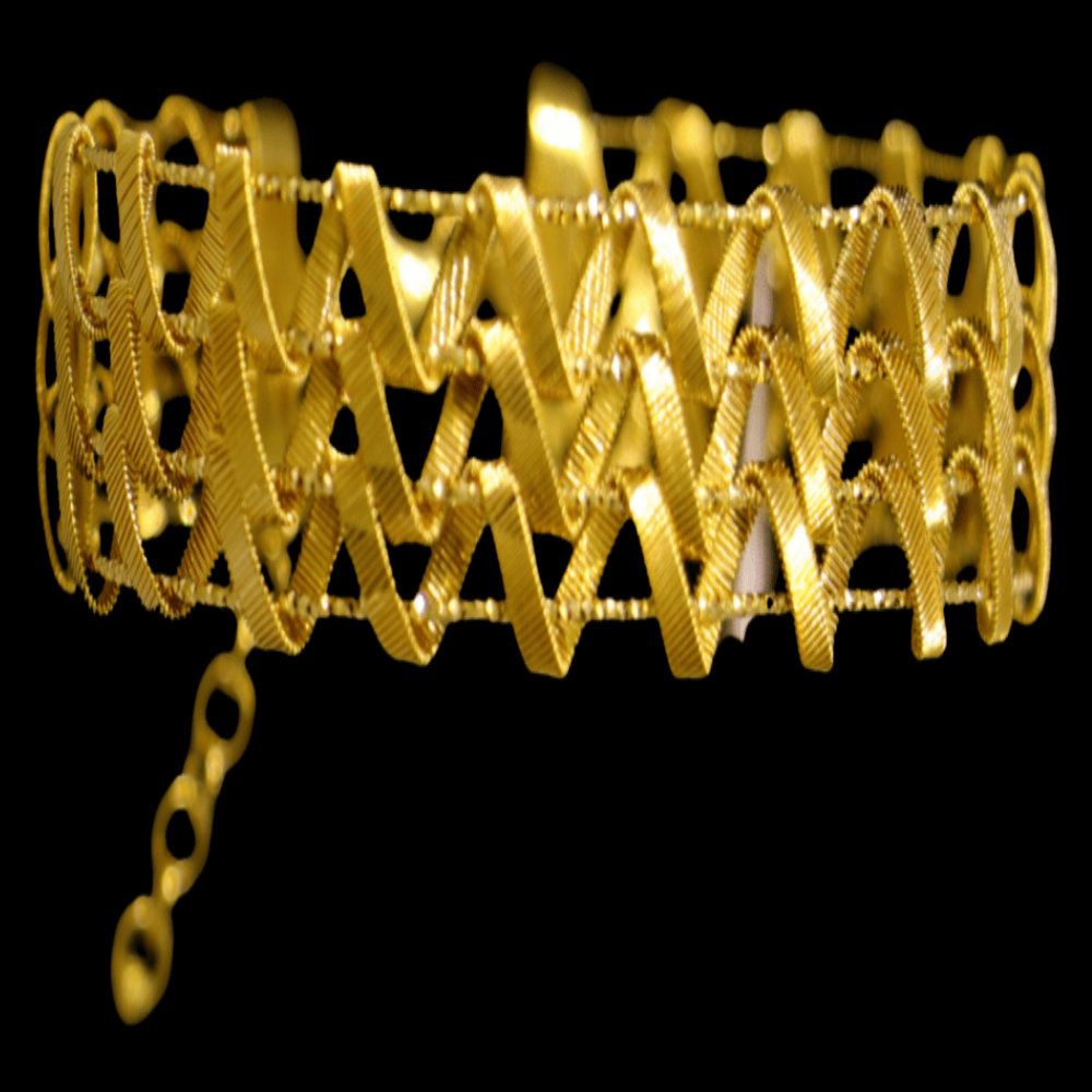 21K Gold Bangle Bracelet