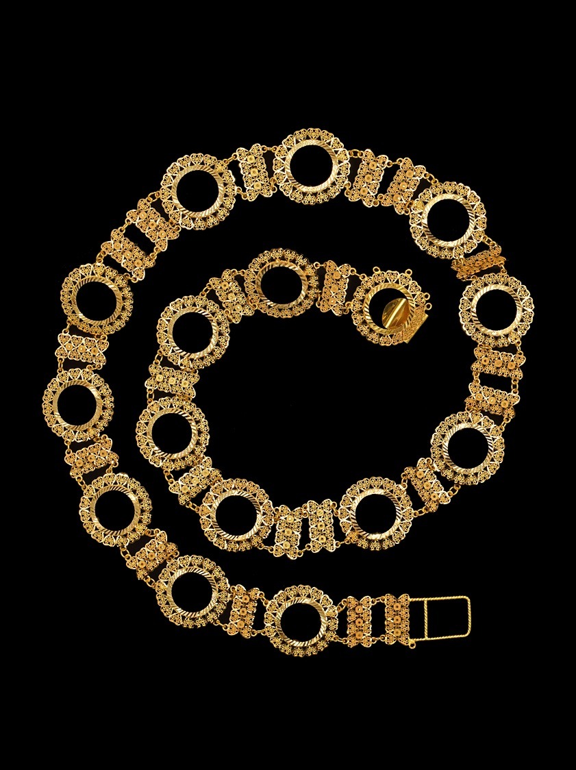 21K Middle Eastern belt