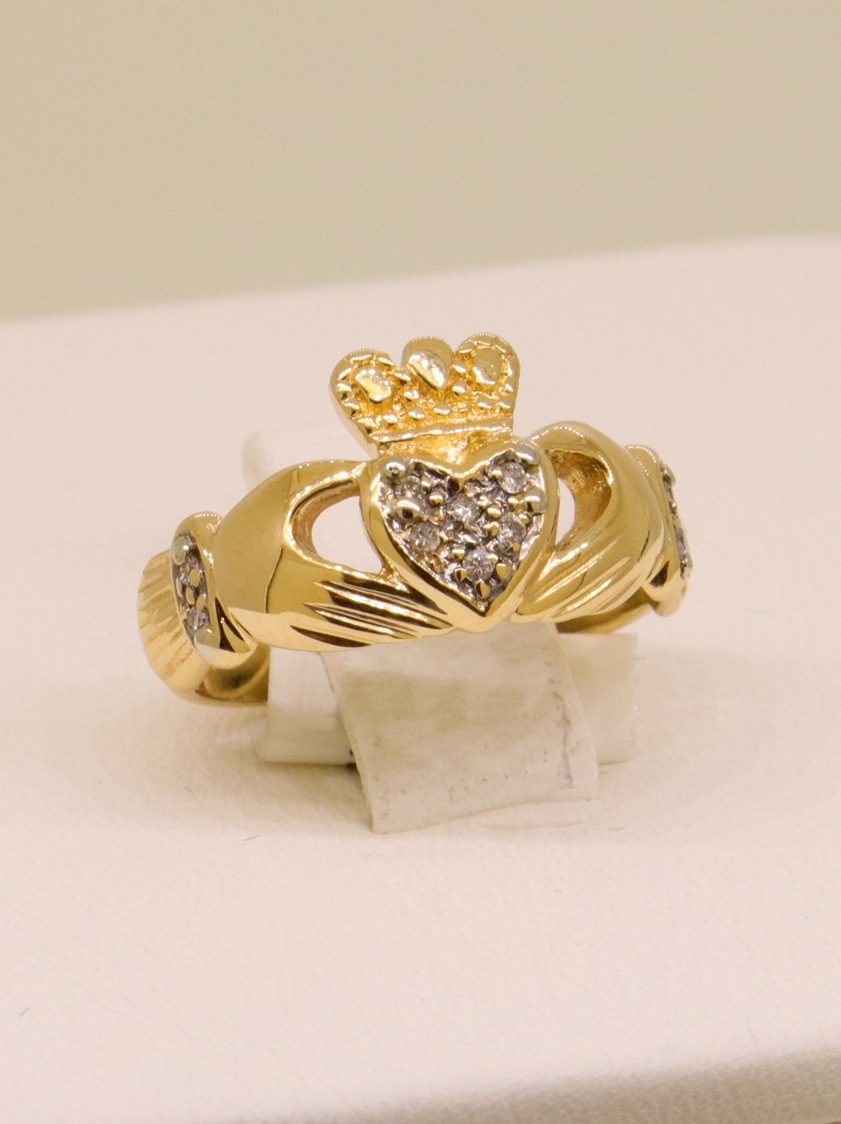 14K Yellow Gold Diamond Ring – SW13102 image 2 of 2