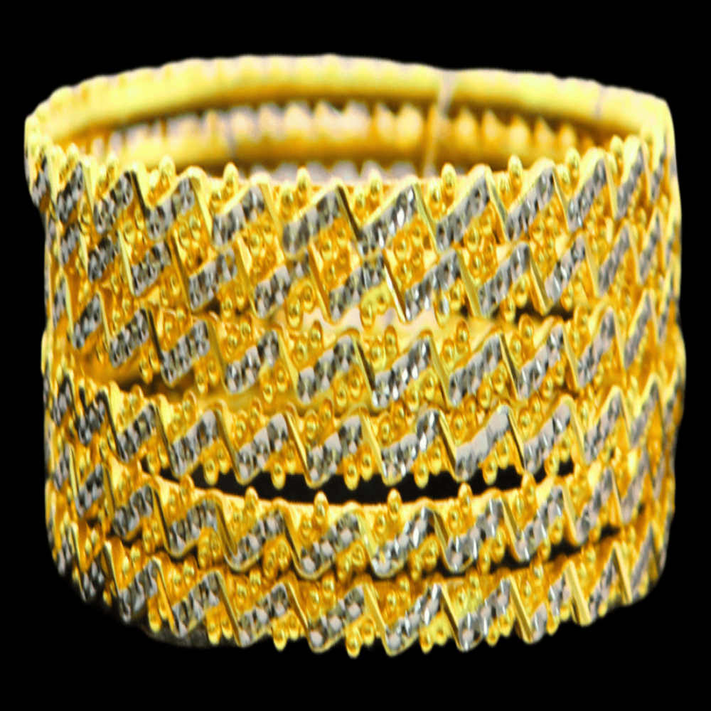 22K Gold Bangle Set (XS)