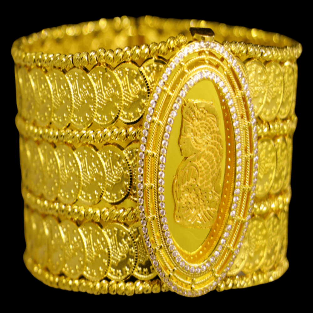 21k Gold Bangle Bracelet