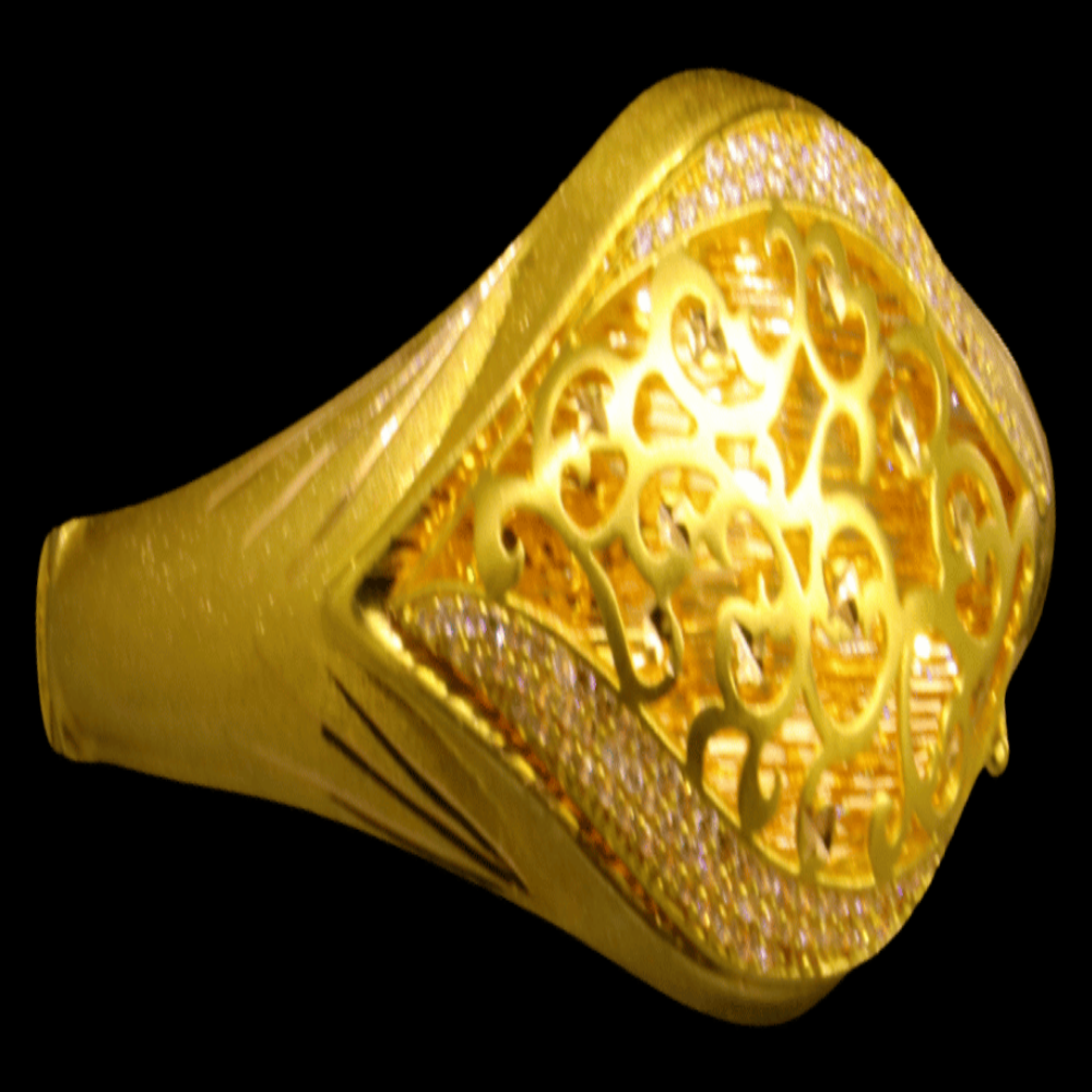 21K Gold Bangle Bracelet