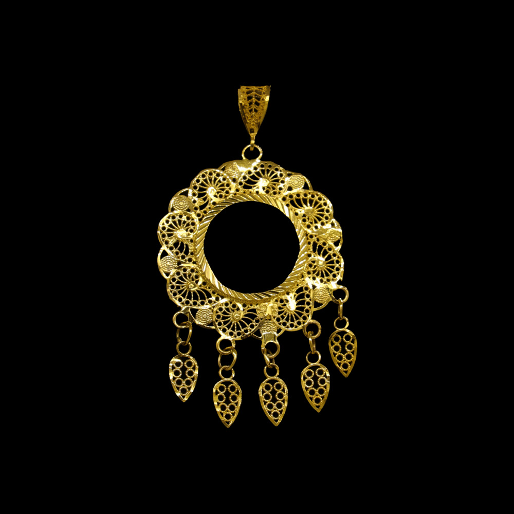 21K Gold Coin Frame