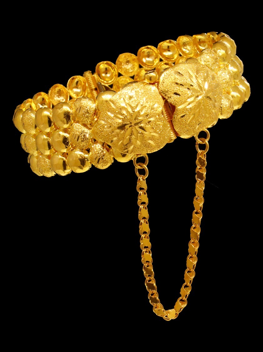 21K Gold Bangle Bracelet – 38689 image 2 of 2
