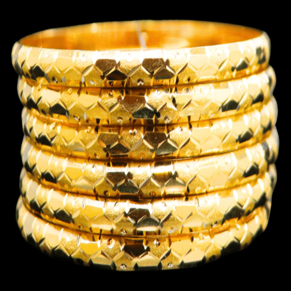 21K Gold Bangle Set (M)